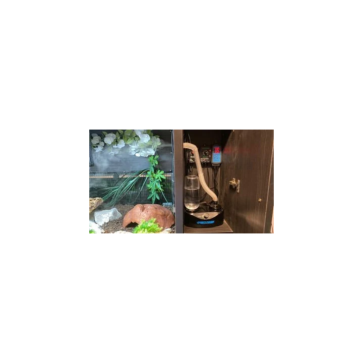Reptile Fogger Terrarium, Vivarium Humidifier Fog Machine Vent End