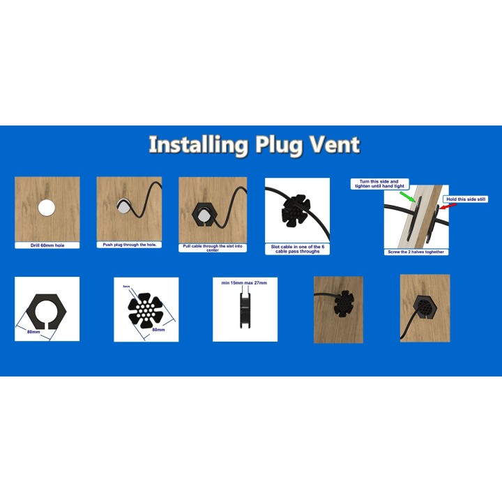 Cable Pass Through Vent